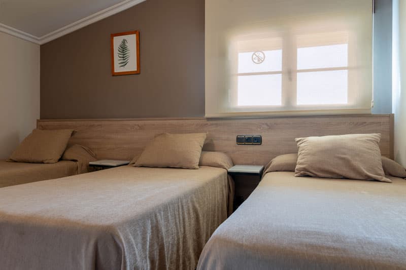 Así son las habitaciones de nuestro hotel rural