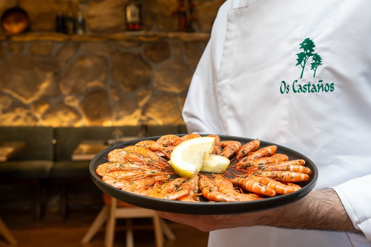 Platos del Restaurante de Os Castaños