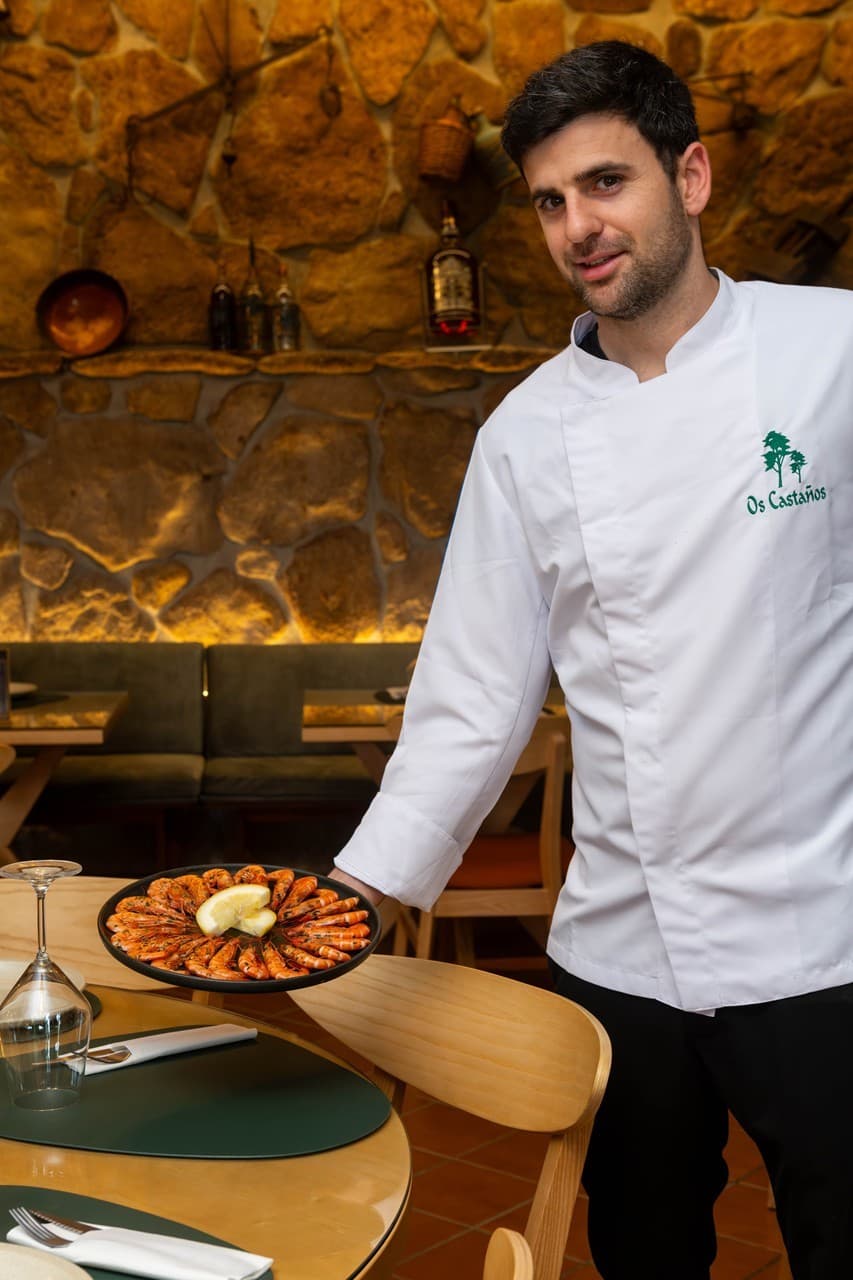 Platos del Restaurante de Os Castaños