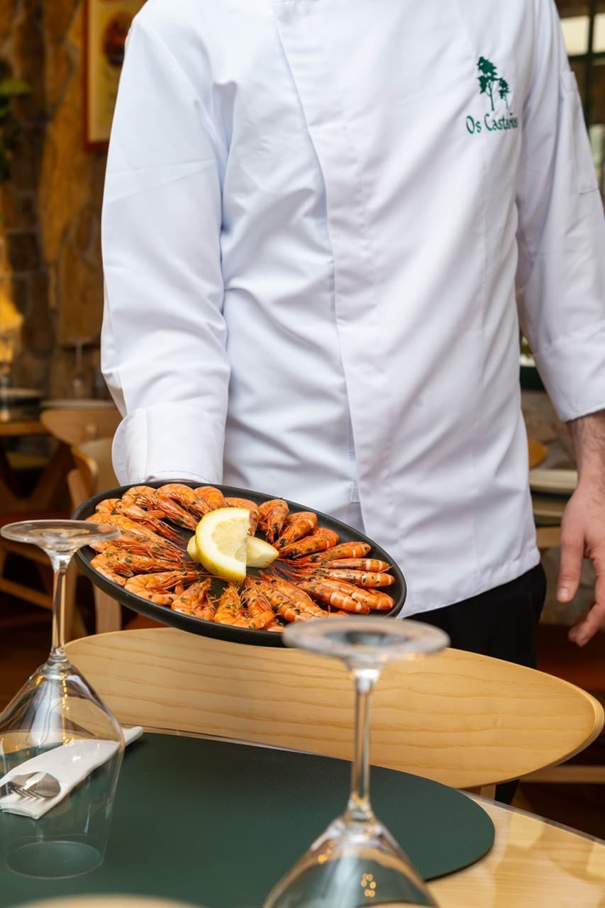 Platos del Restaurante de Os Castaños