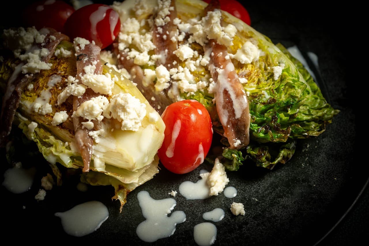 Platos del Restaurante de Os Castaños
