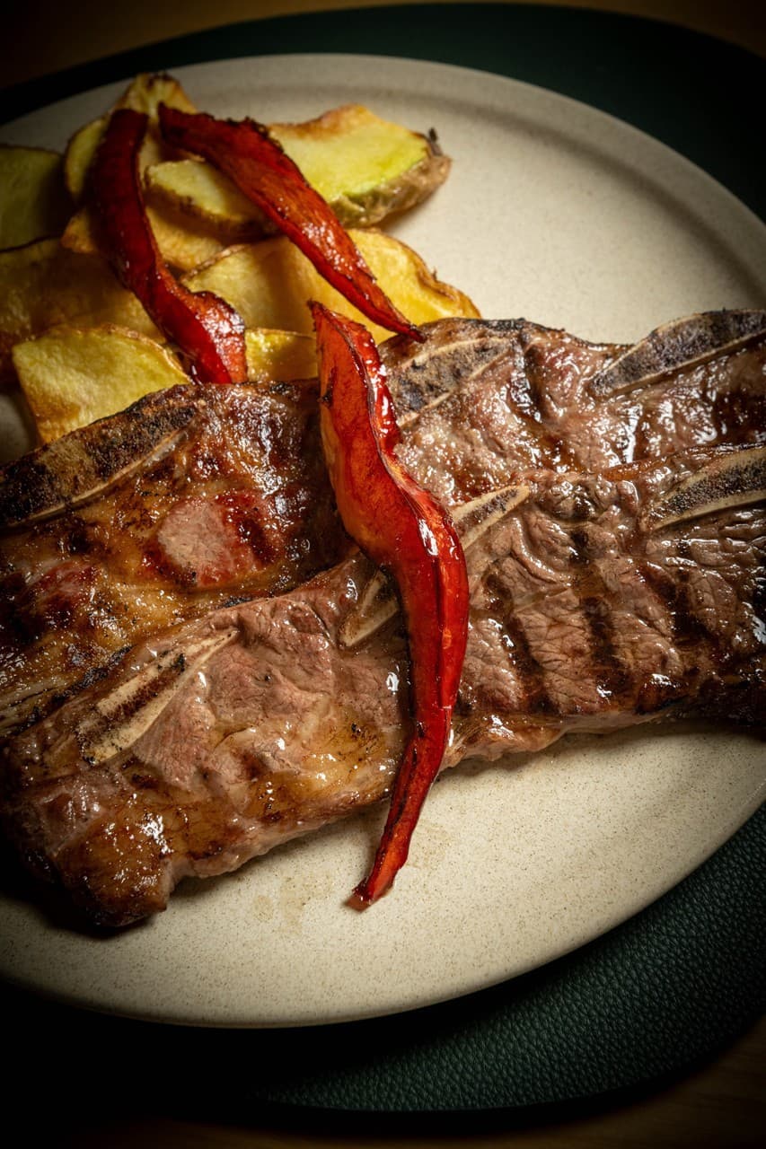 Platos del Restaurante de Os Castaños