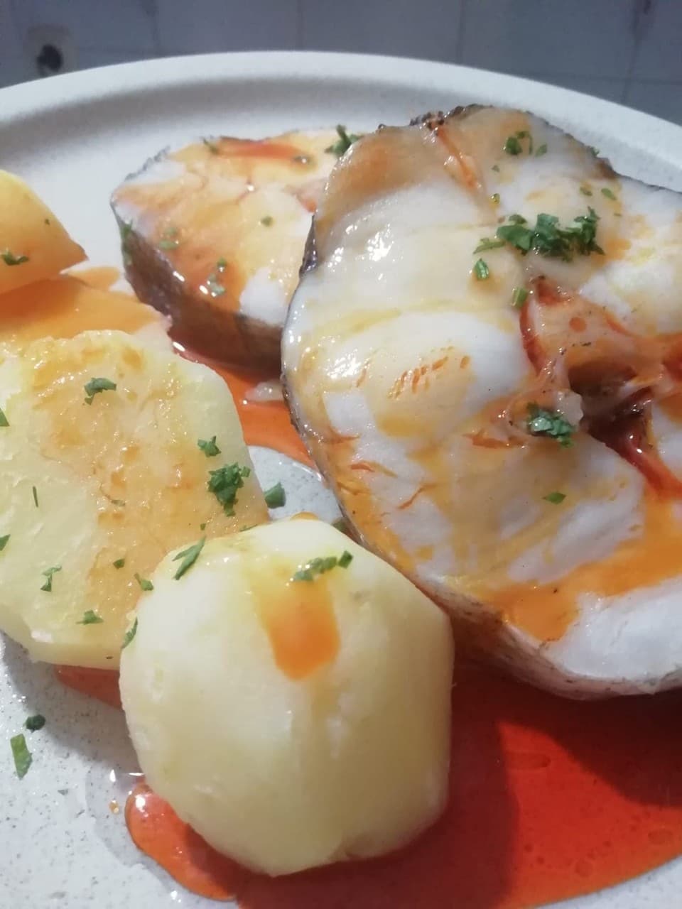 Platos del Restaurante de Os Castaños